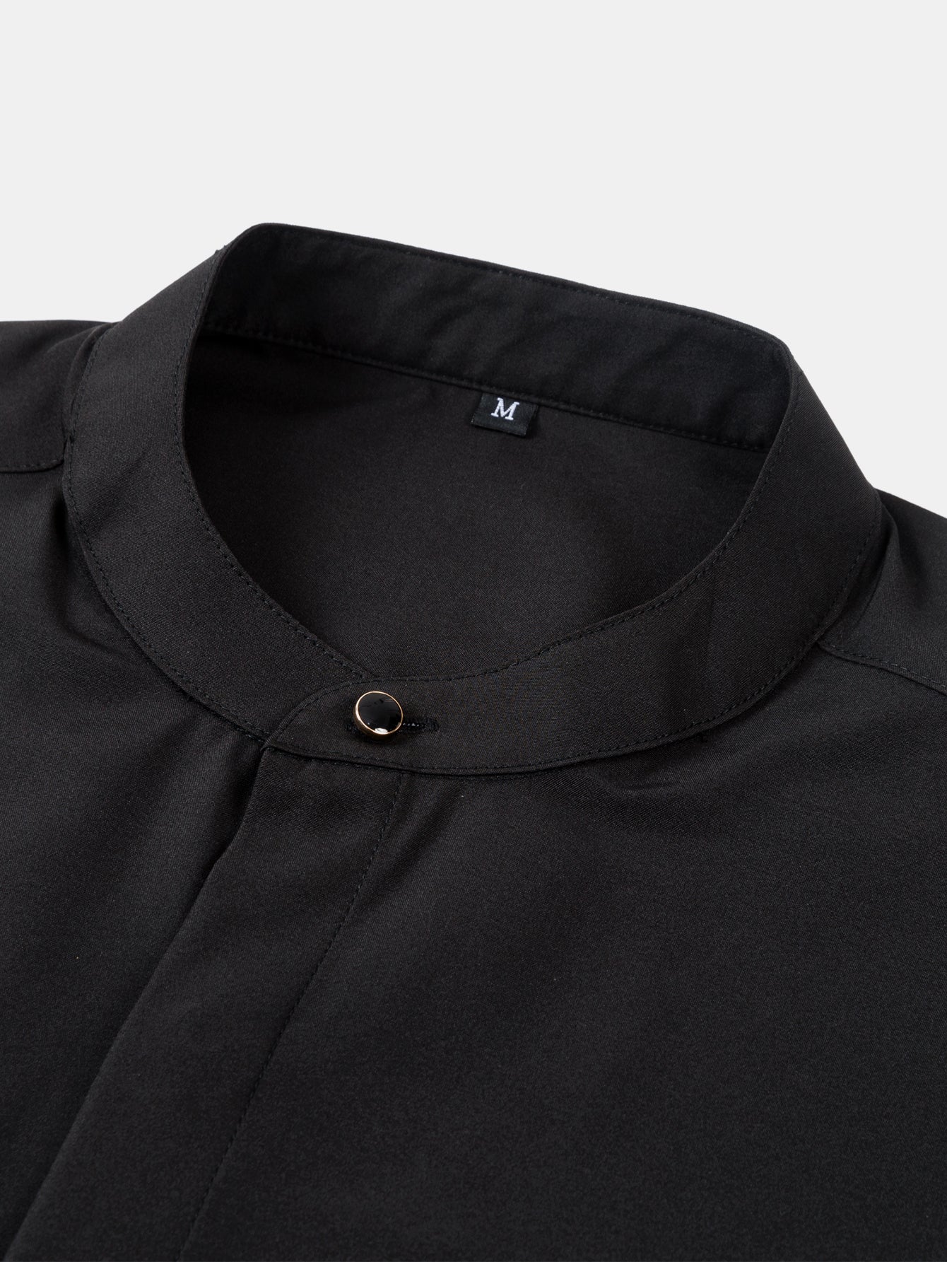 CAMICIA CON COLLETTO RIALZATO & PANTALONI SLIM FIT A GAMBA AFFUSOLATA