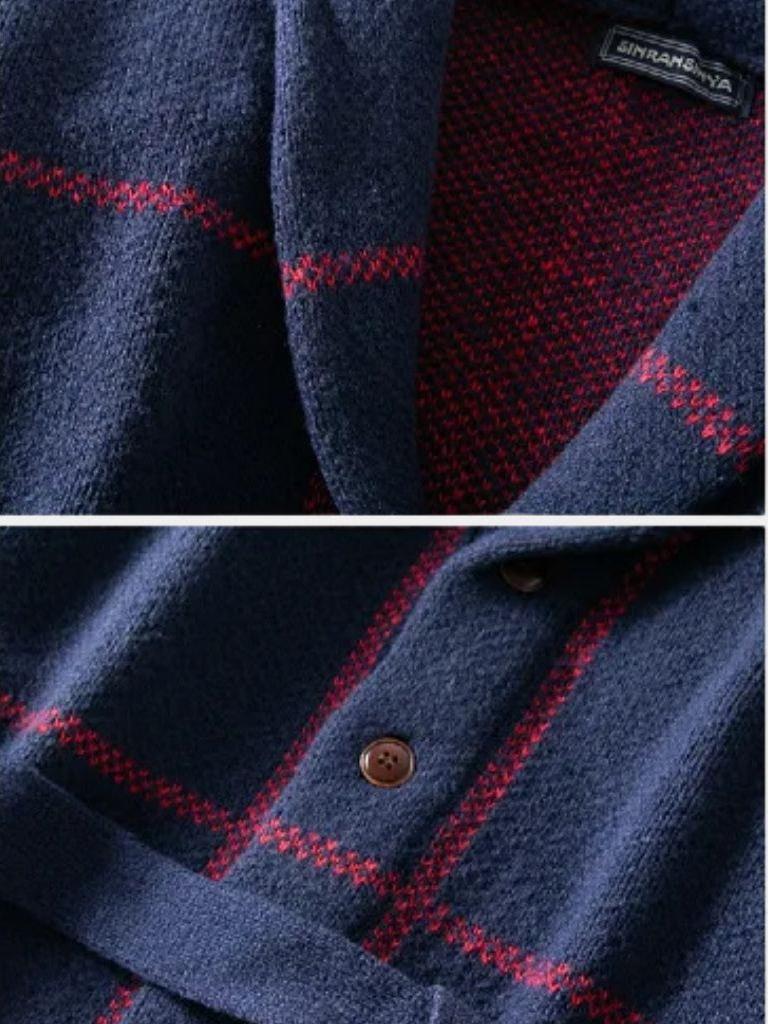 Rom™ | Giacca in maglia con cintura