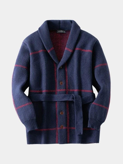 Rom™ | Giacca in maglia con cintura