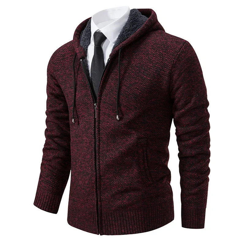 Roveri | Cardigan zip in pile
