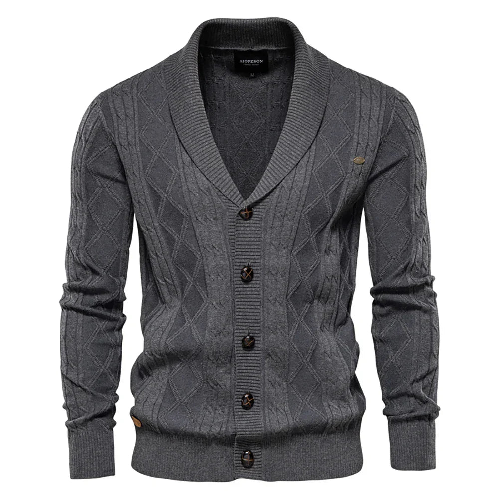 ROSSI ROMA™ | CARDIGAN DA UOMO CON BOTTONI