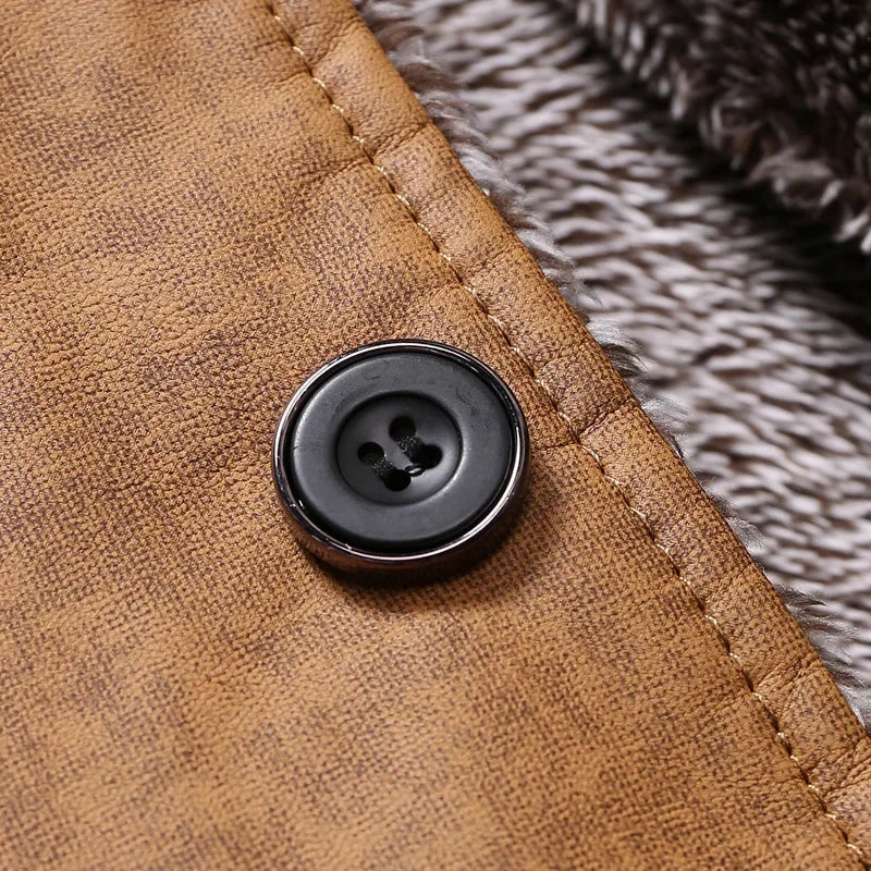 ROVERI ROMA | CAPPOTTO DA UOMO IN CAMOSCIO