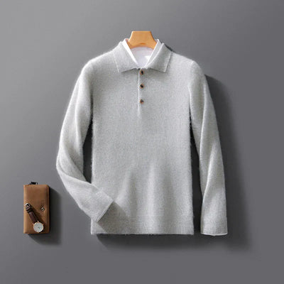 Roveri - Maglia Polo in Cashmere Elegante