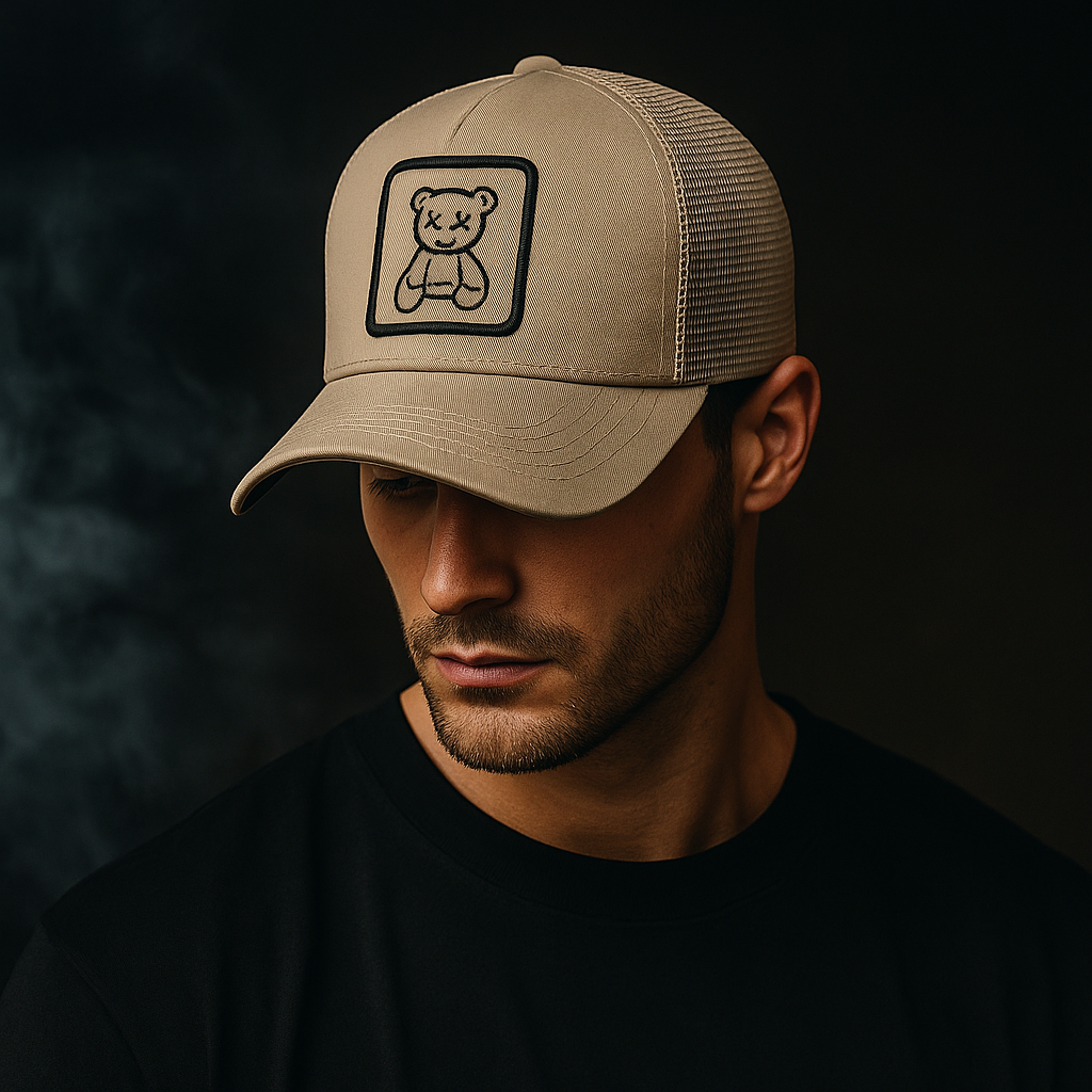ROSSI ROMA | CAPPELLINO TRUCKER CON ORSETTO DI PELUCHE