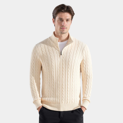 FABIO | MAGLIONE DI LUSSO CON ZIP