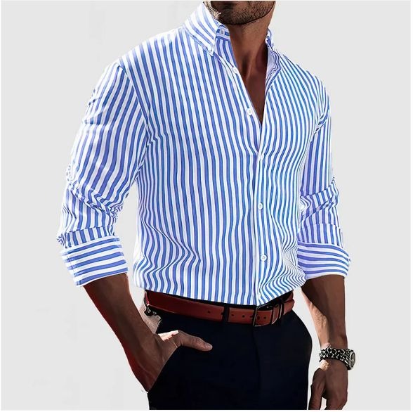 ROSSI ROMA | CAMICIA A RIGHE DECISE
