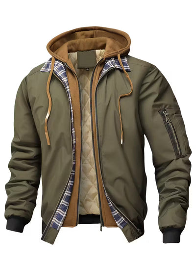 Roveri - Giacca dell’Aeronautica con Cappuccio e Cerniera