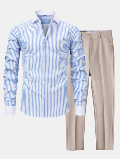 CAMICIA WINCHESTER A RIGHE & PANTALONI SLIM FIT