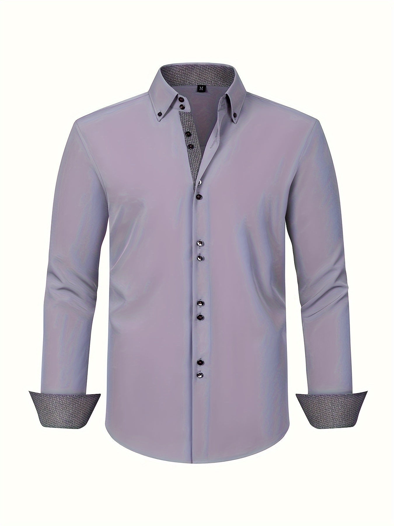 ALBERTO | CAMICIA ELEGANTE LEGGERA CON DETTAGLI A CONTRASTO