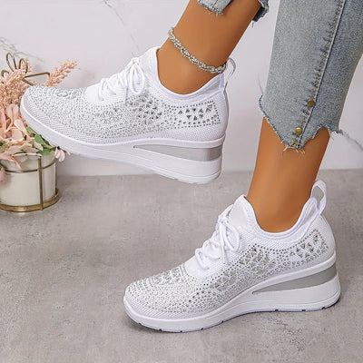 Isabelle | Scarpe ortopediche decorate con strass