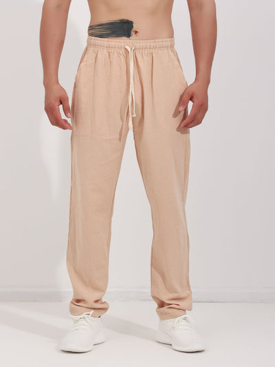 ENRICO | PANTALONE LARGO IN COTONE CON CORDINO