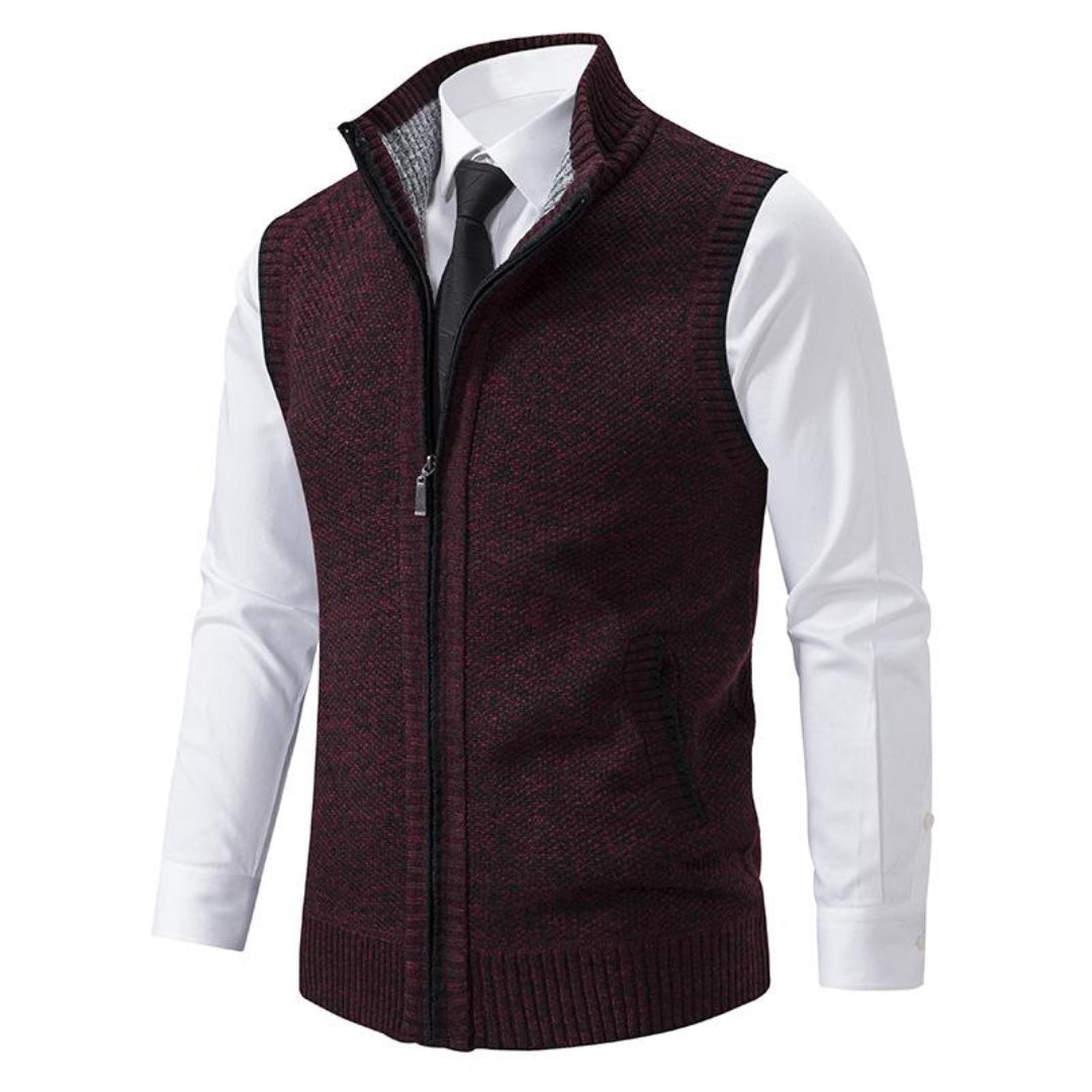 ROSSI ROMA | GILET IN MAGLIA CLASSICO