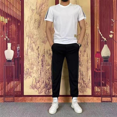 ROSSI ROMA | COMPLETO DA UOMO IN MATERIALE DI LUSSO CON STRETCH